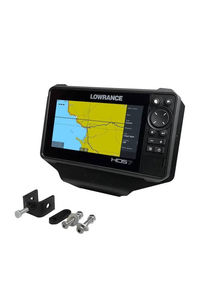 RZR Grab Bar GPS Bracket for 7 inch Lowrance HDS Live and Elite FS.
