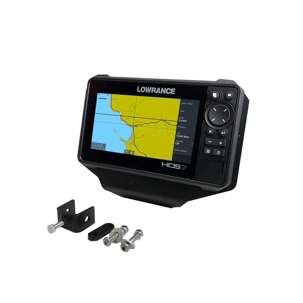 RZR Grab Bar GPS bracket mounting Lowrance 7 inch GPS on RZR grab bar