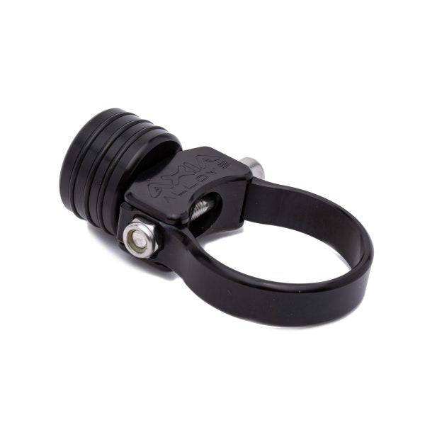 Axia RaceAir Hose Dock Mount keeping helmet hose clean and secure with multiple O-rings