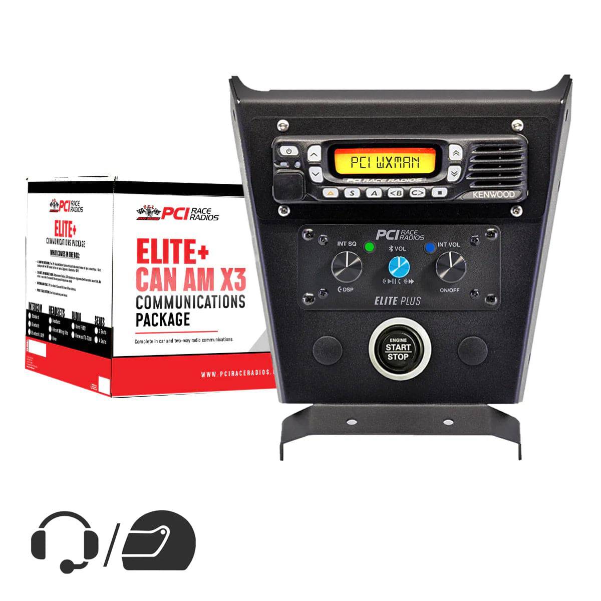 CanAm X3 Elite Complete Communications Package - PCI Race Radios