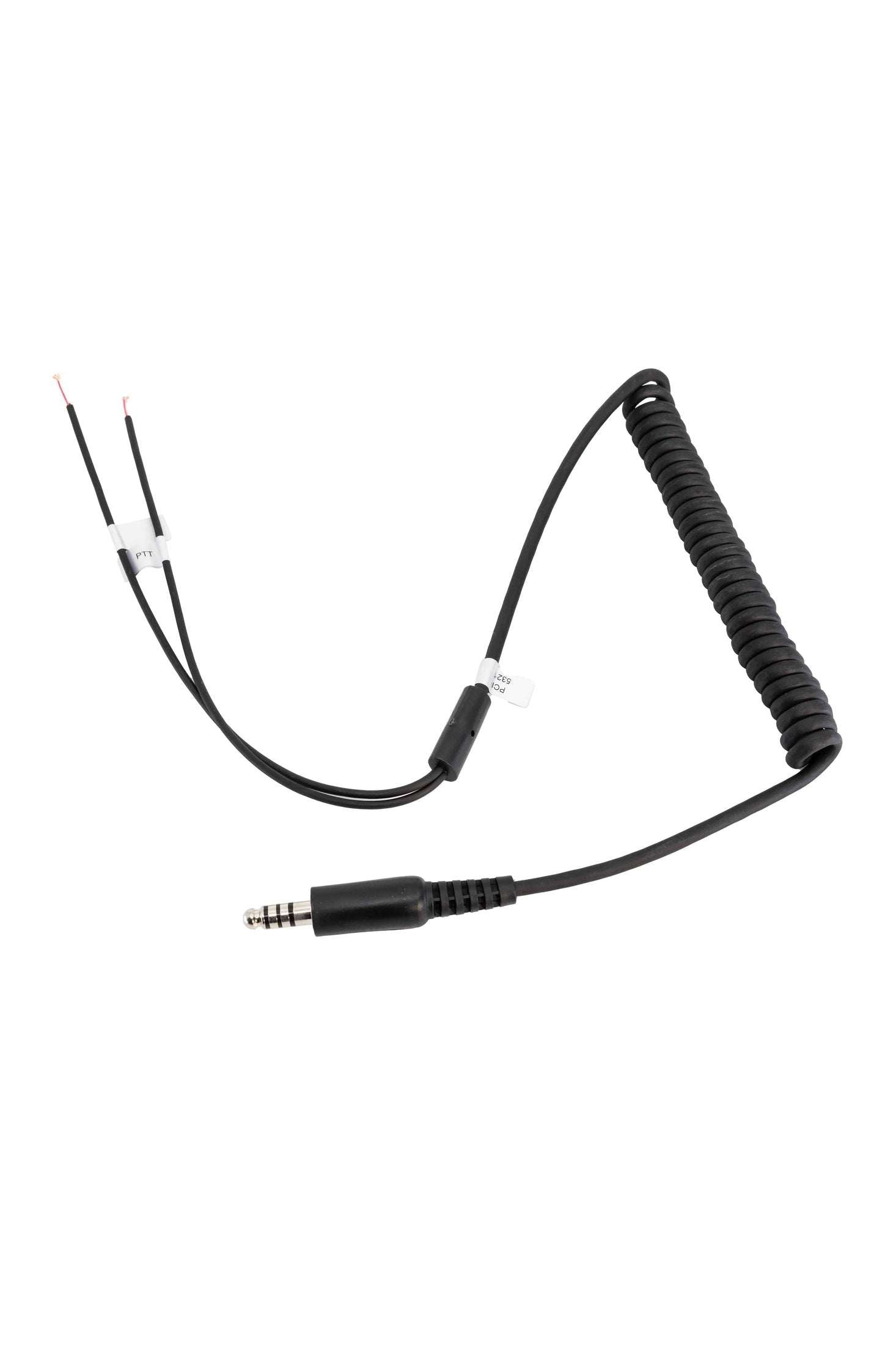 Upgrade Steering Wheel PTT cable with coiled design for enhanced connectivity.