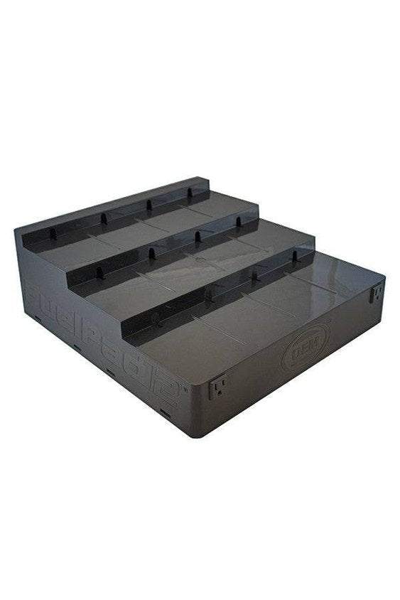 Fuel Pad 12 Hand Held Charger desktop organizer station for charging radios and devices.