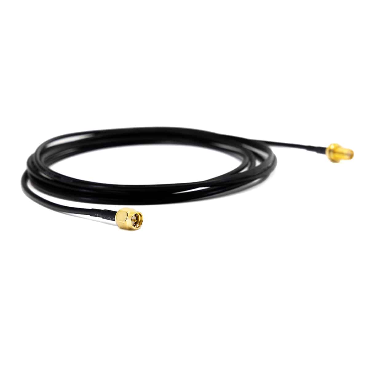 SAT100 Antenna Extension with 6.6ft Iridium PTT SMA Male to Female cable for enhanced communication range