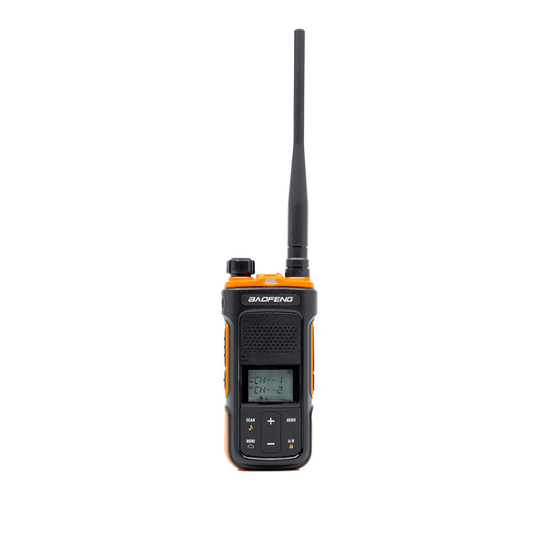 Baofeng UV-11 GMRS handheld radio with dual display and weather channels