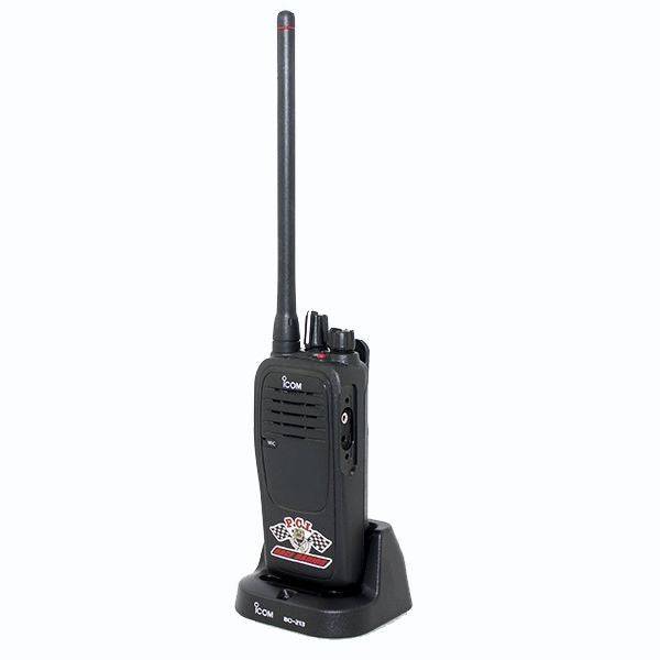 Icom F1000 Hand Held radio with rapid charger, waterproof and compact design