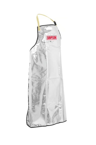 Fueler Apron with fire-retardant material and adjustable quick-clip straps for thermal protection.
