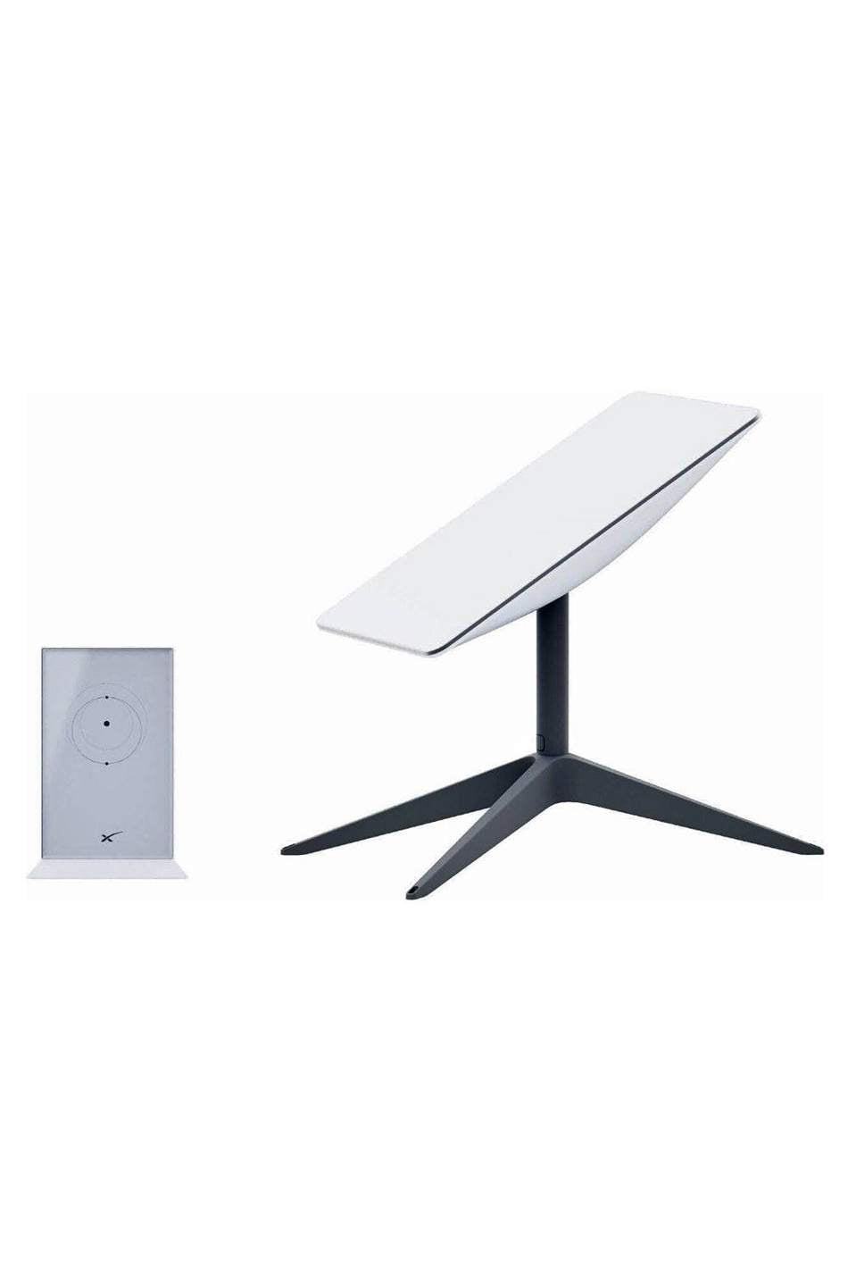 Starlink Standard Actuated Gen 2 V2 satellite internet kit with antenna, router, base, and cables for reliable home Wi-Fi connectivity