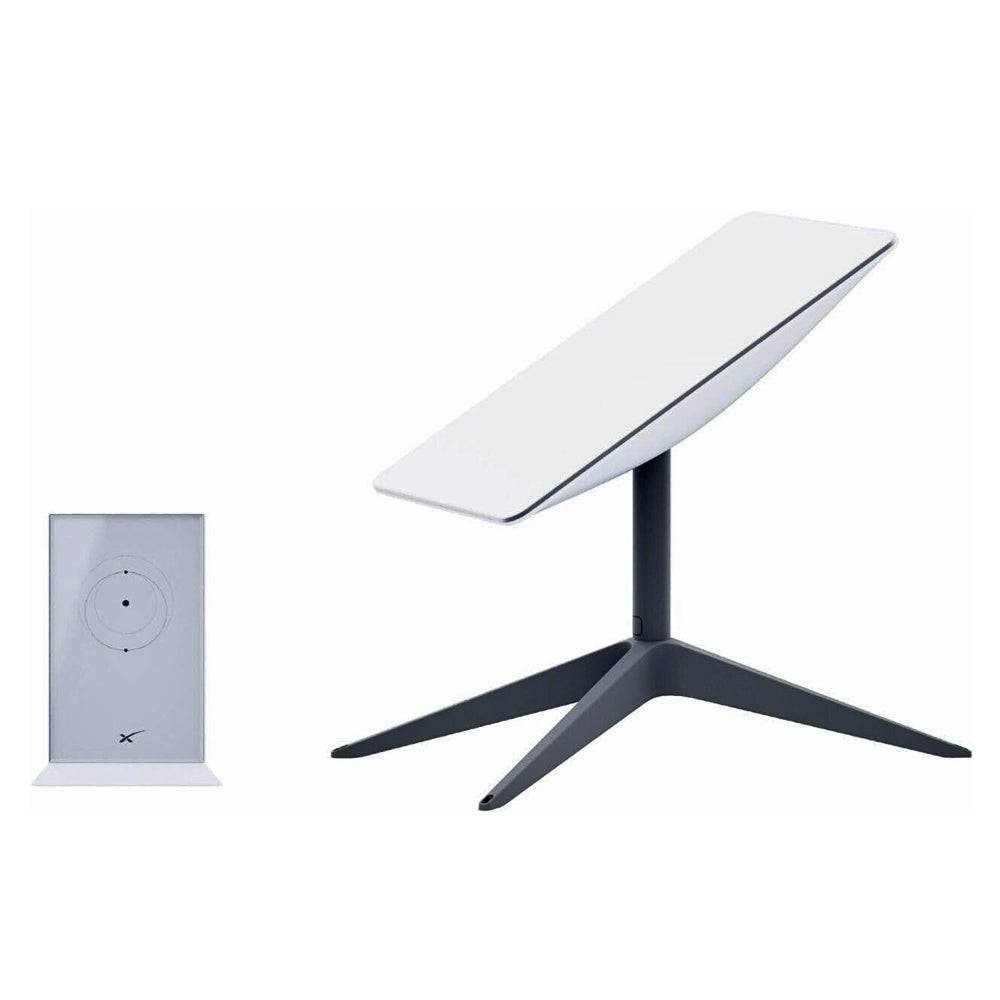 Starlink Standard Kit with antenna, router, base, and cables for home internet