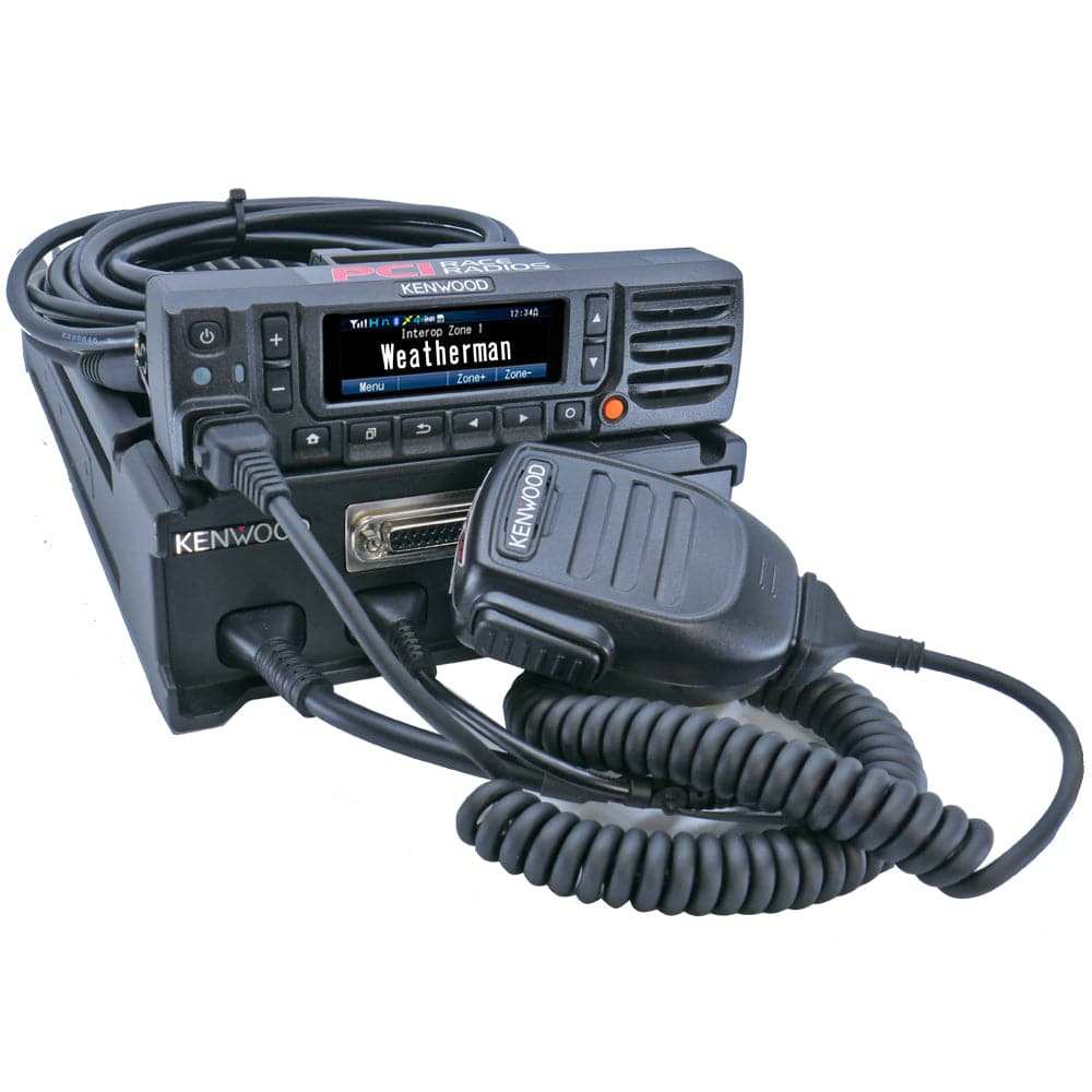Kenwood NX-5700 110-watt mobile radio with full color display and noise cancelling features