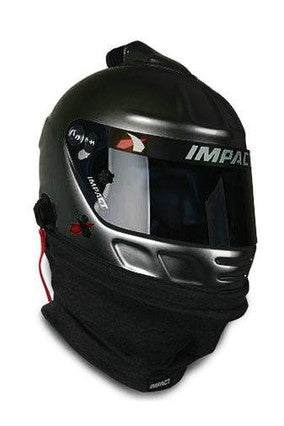 Impact 2 Layer Helmet Skirt with thermal protection and noise reduction features, compatible with various helmet sizes.
