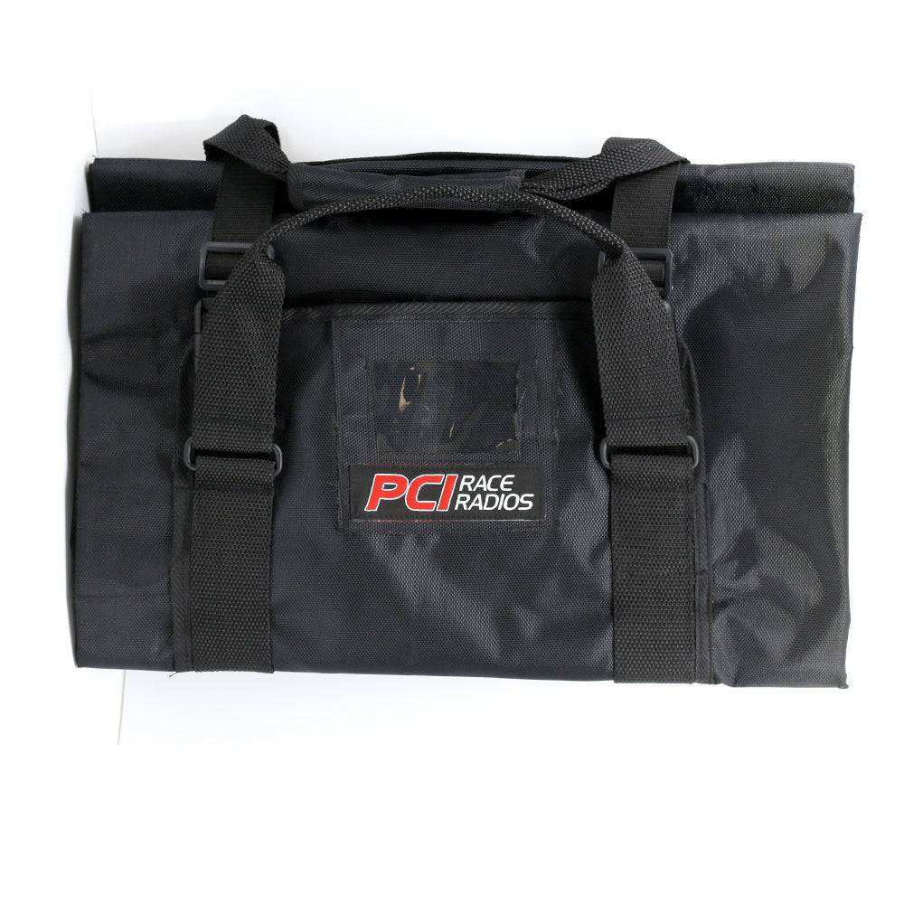 Compact tool wrap for easy access and secure storage during hot pit stops