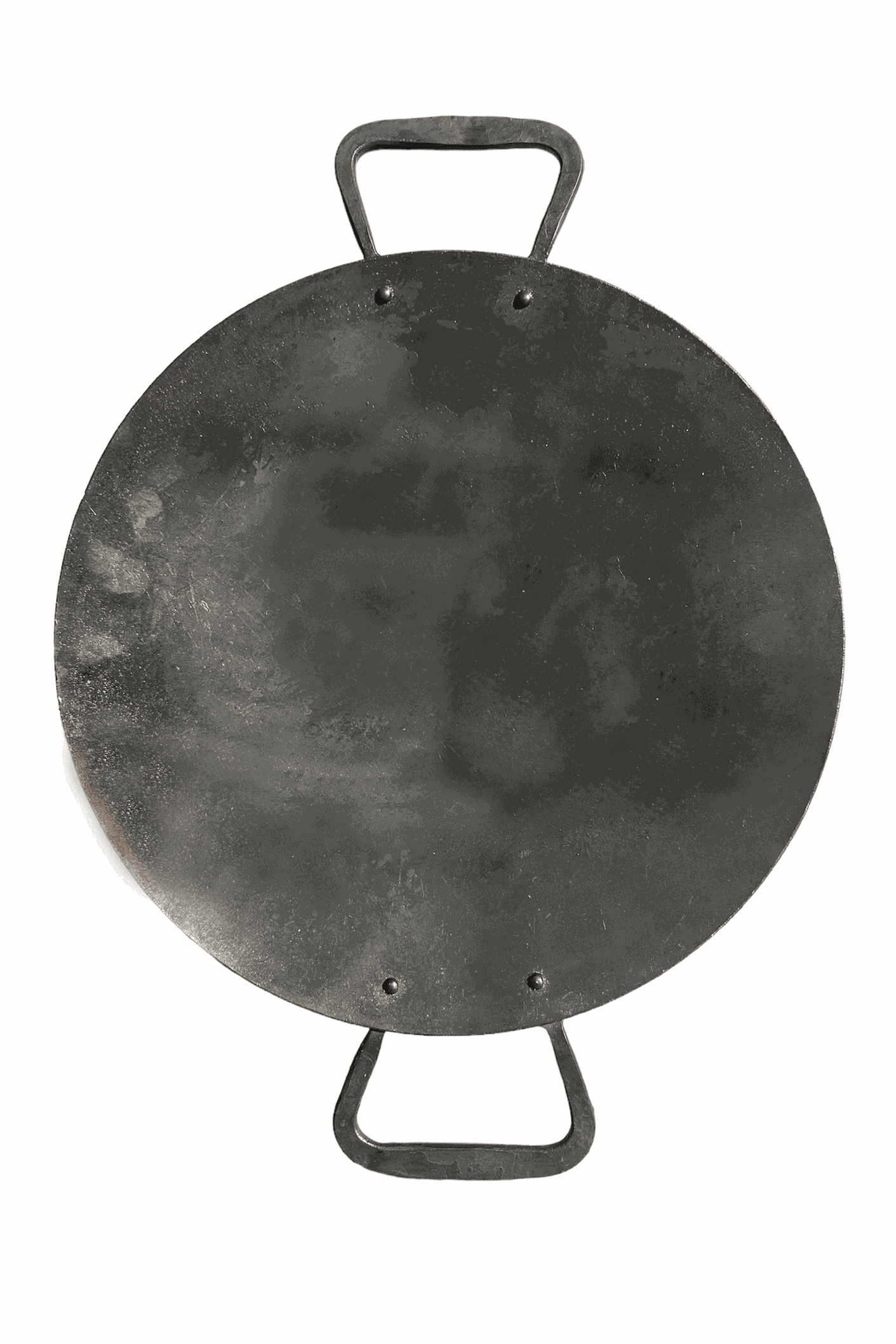 Rugged Skwok skillet wok for outdoor cooking.