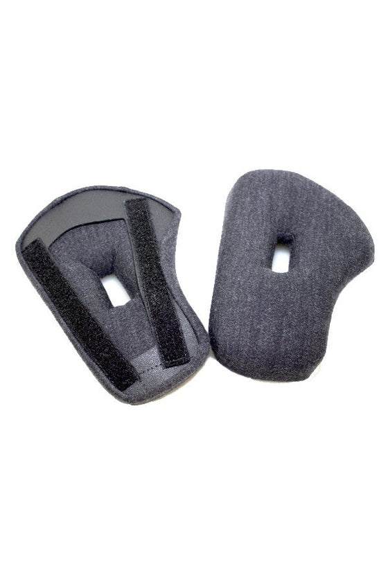 Replacement Impact Cheek Pads for helmets, offering cushioning and protection.