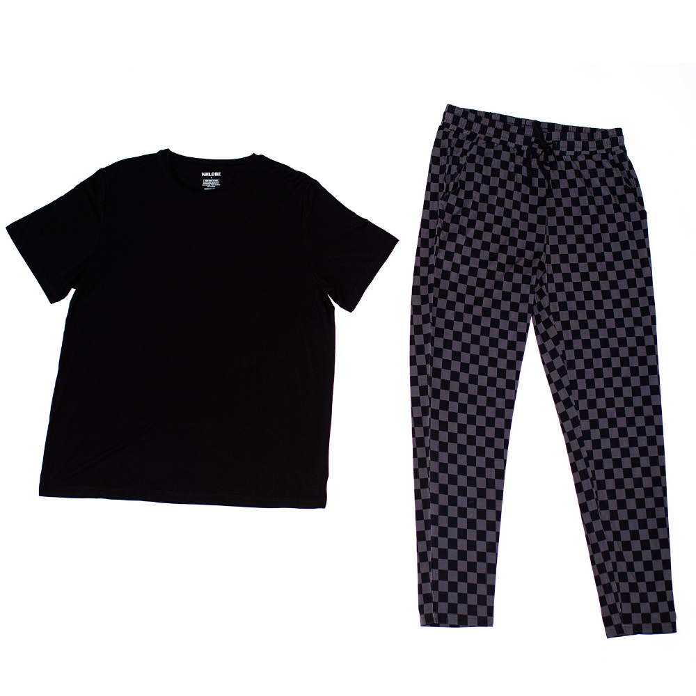 Men's Crew Pajamas - Comfortable 2 Piece Family Pajama Set