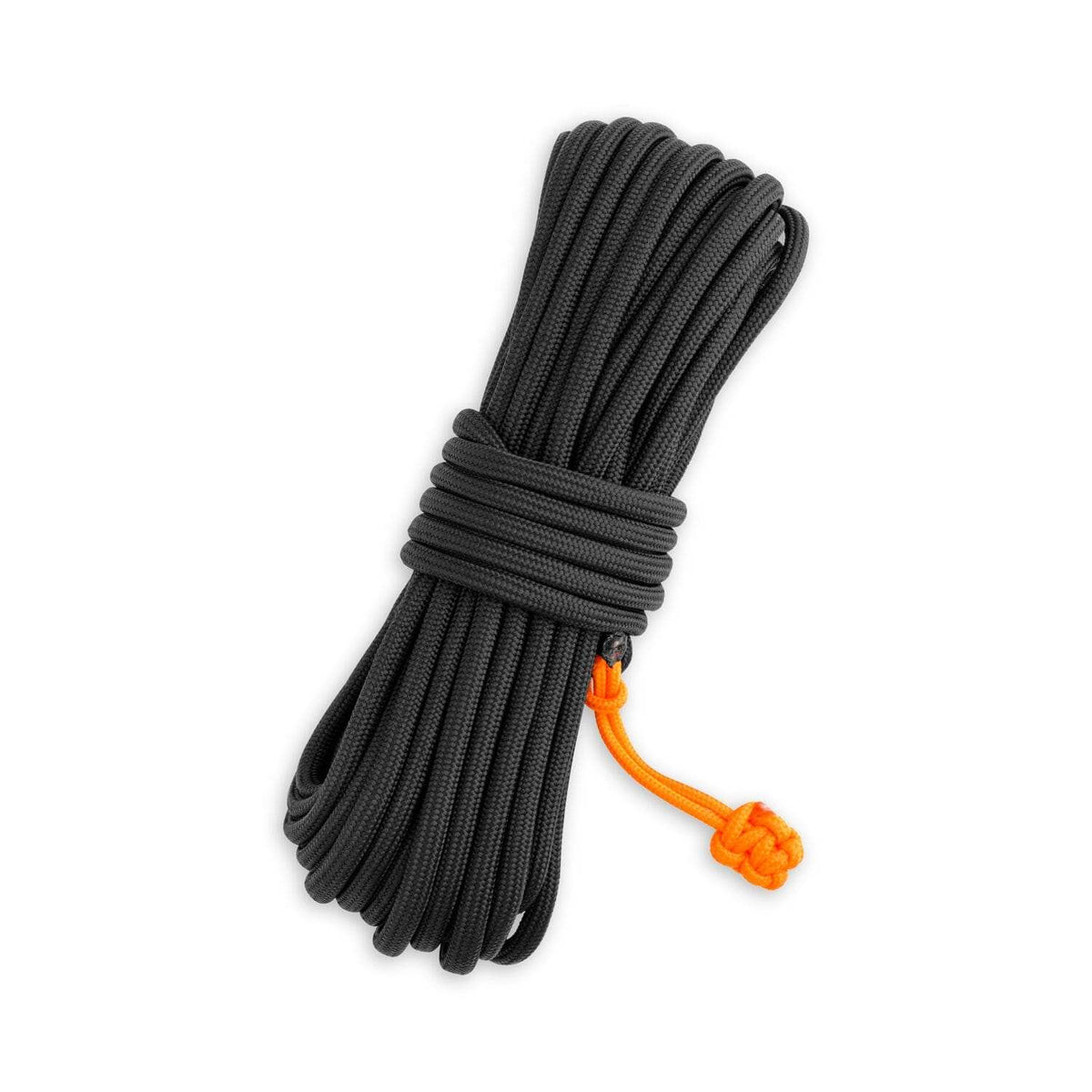 SurvivorCord - Tactical Black 100 FT Paracord with Fire Tinder