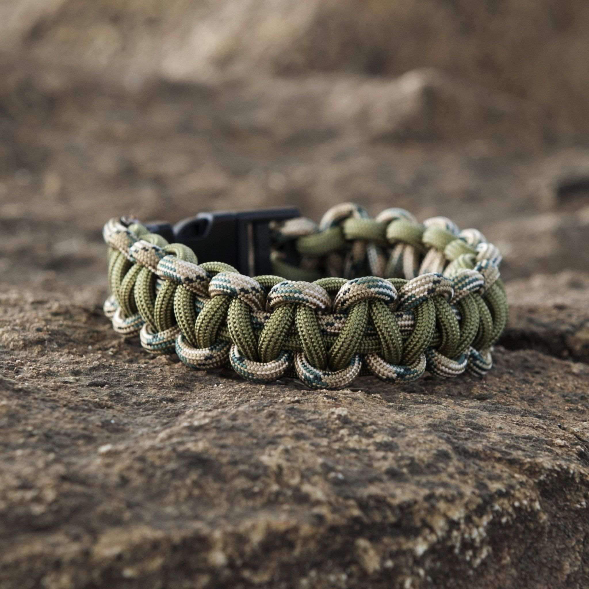 SurvivorCord Olive-Drab 100 FT Survival Paracord | MIL-STYLE