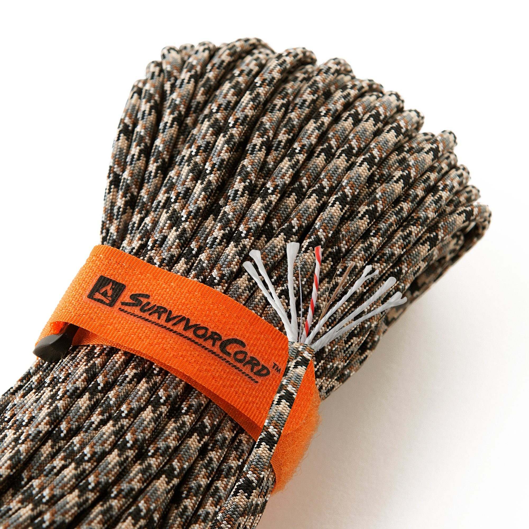 SurvivorCord - Snakeskin 550 Paracord with Fire Tinder