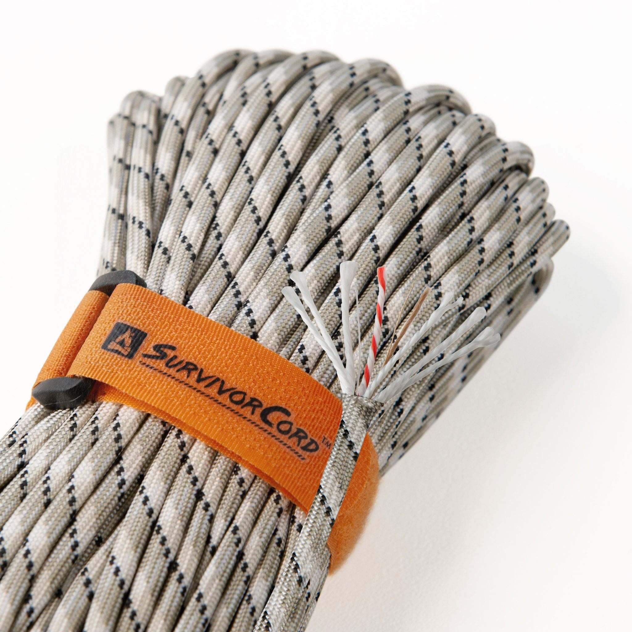 SurvivorCord Urban Camo - 100FT Survival Paracord with Extras