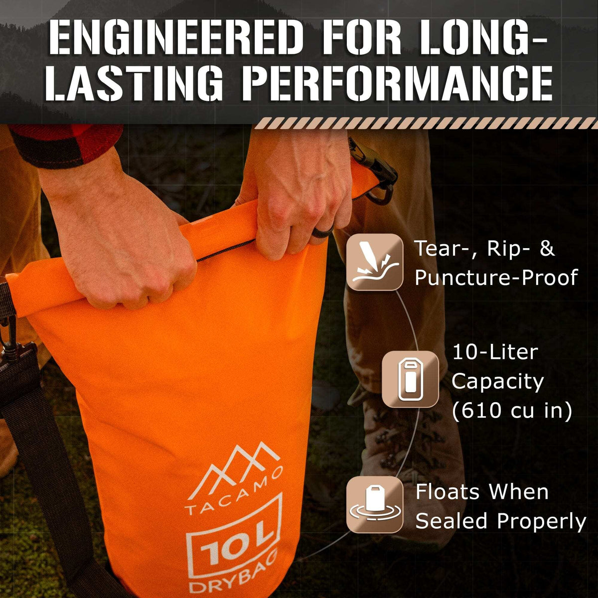 TACAMO Dry Bags - Waterproof & Durable Gear Protection