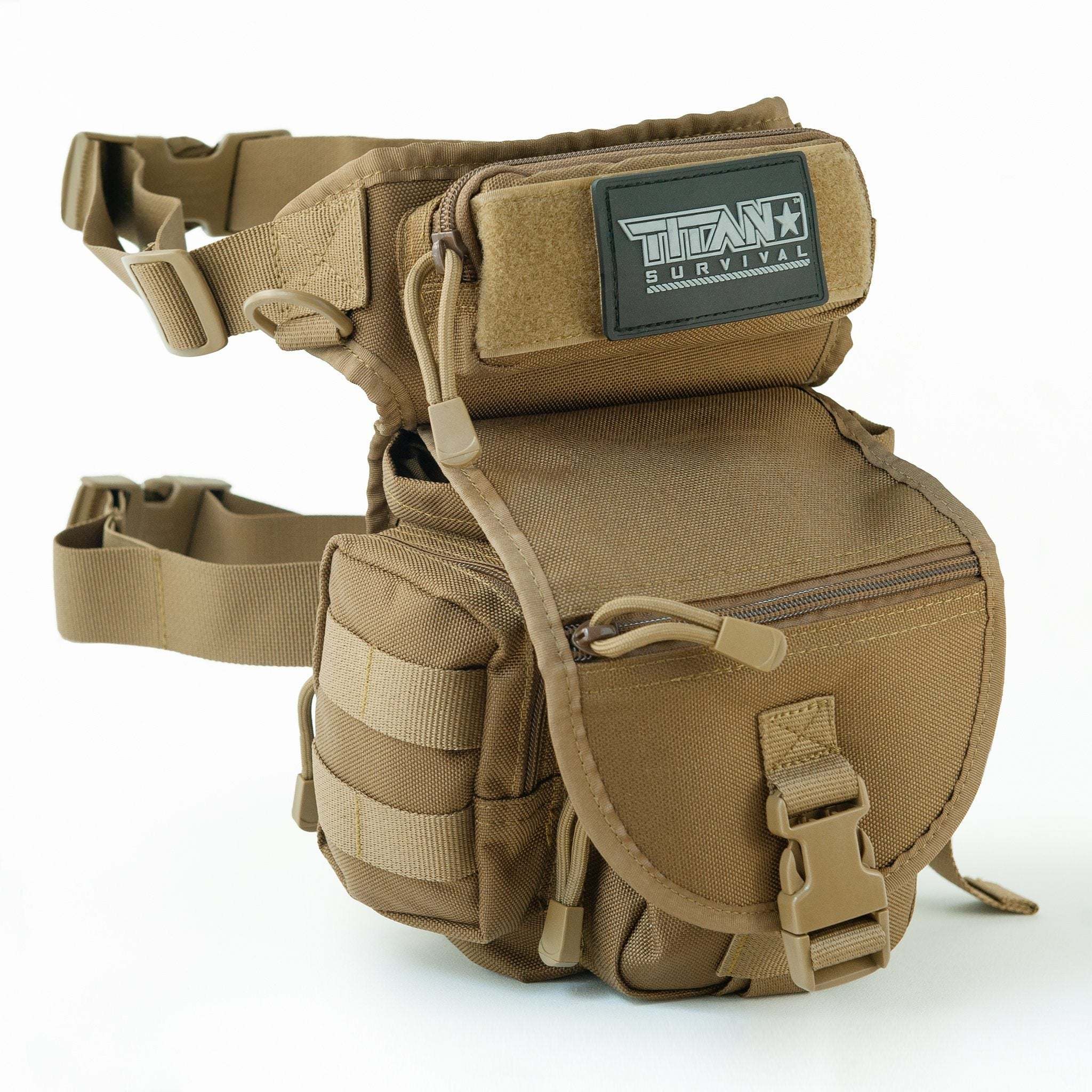 HB10 10L Tactical Drop Leg Bag - Versatile EDC & Outdoor Thigh Pack