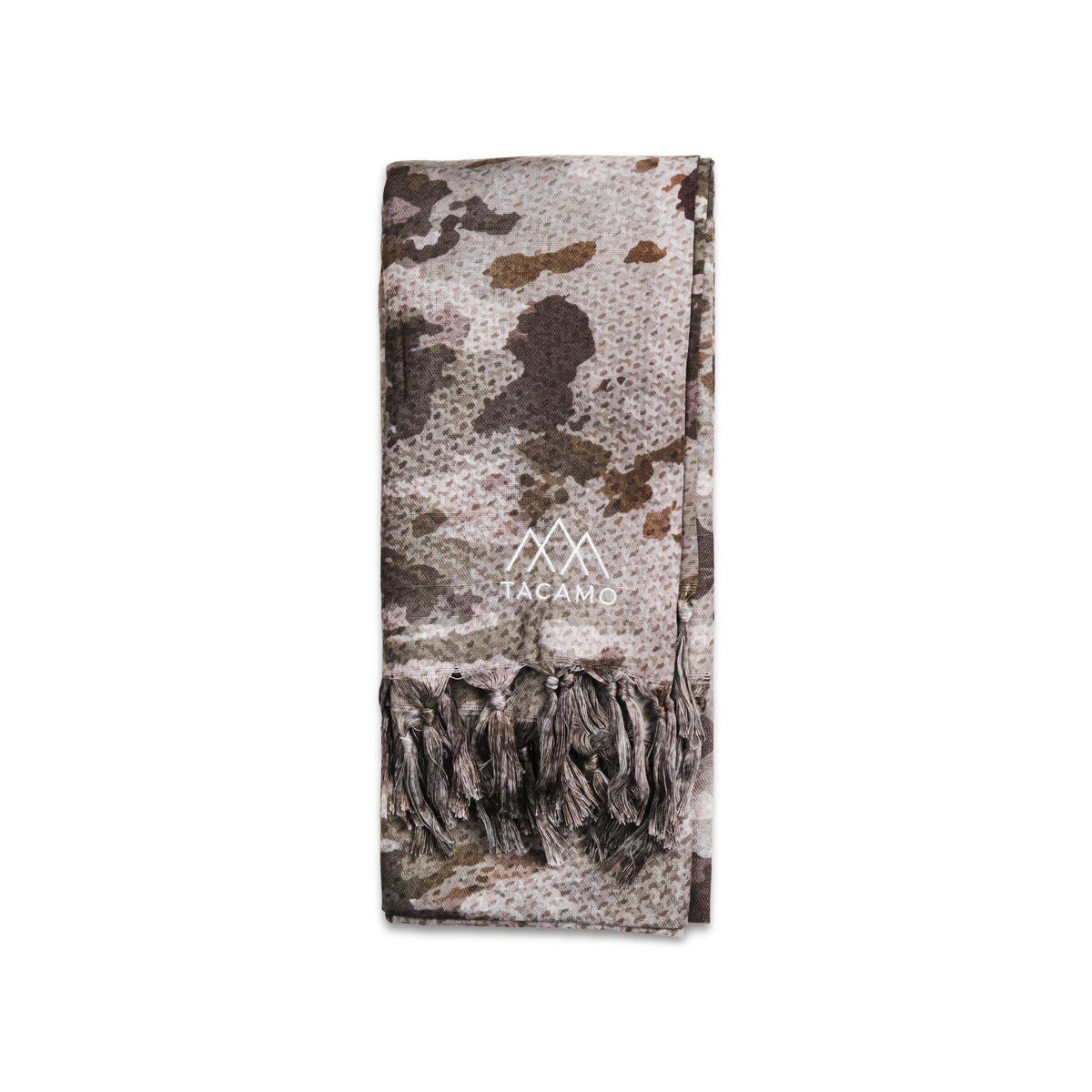 TACAMO Shemagh Desert Scarf in SHROWD® camouflage, versatile and durable tactical headwrap.