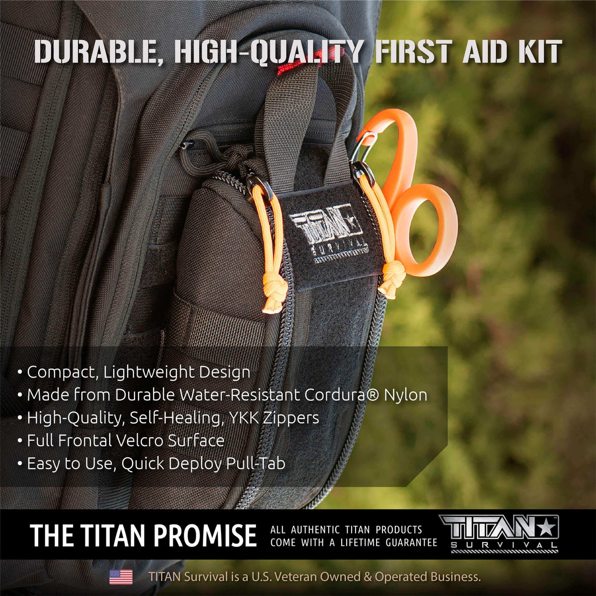 TITAN Survival Individual First Aid Kit (IFAK) – TECC/TCCC Compliant Trauma Kit