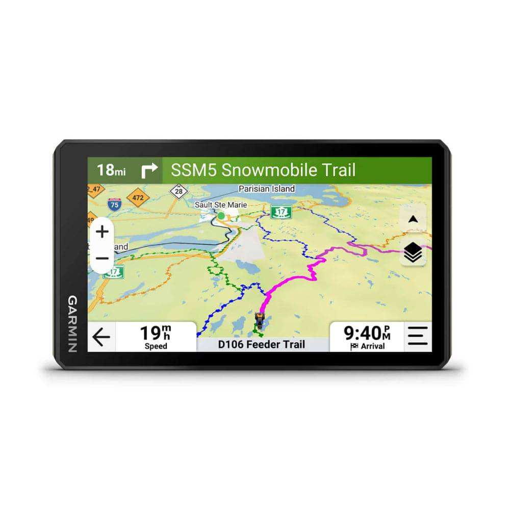 Garmin Tread 2 rugged GPS navigator with glove-friendly touchscreen for off-road trail navigation and satellite maps
