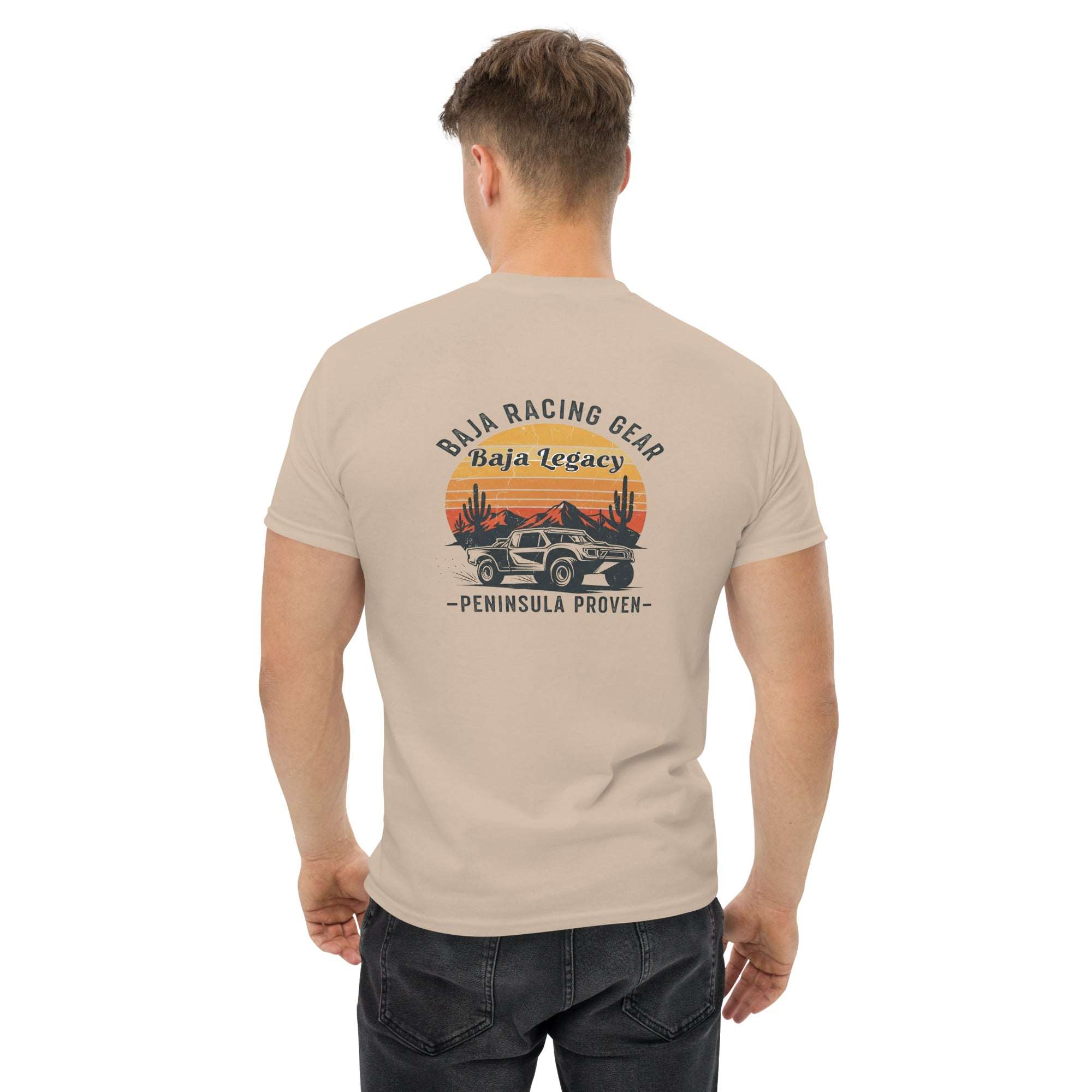 Baja Legacy Tee Vintage Off-Road Racing Shirt - Durable Classic