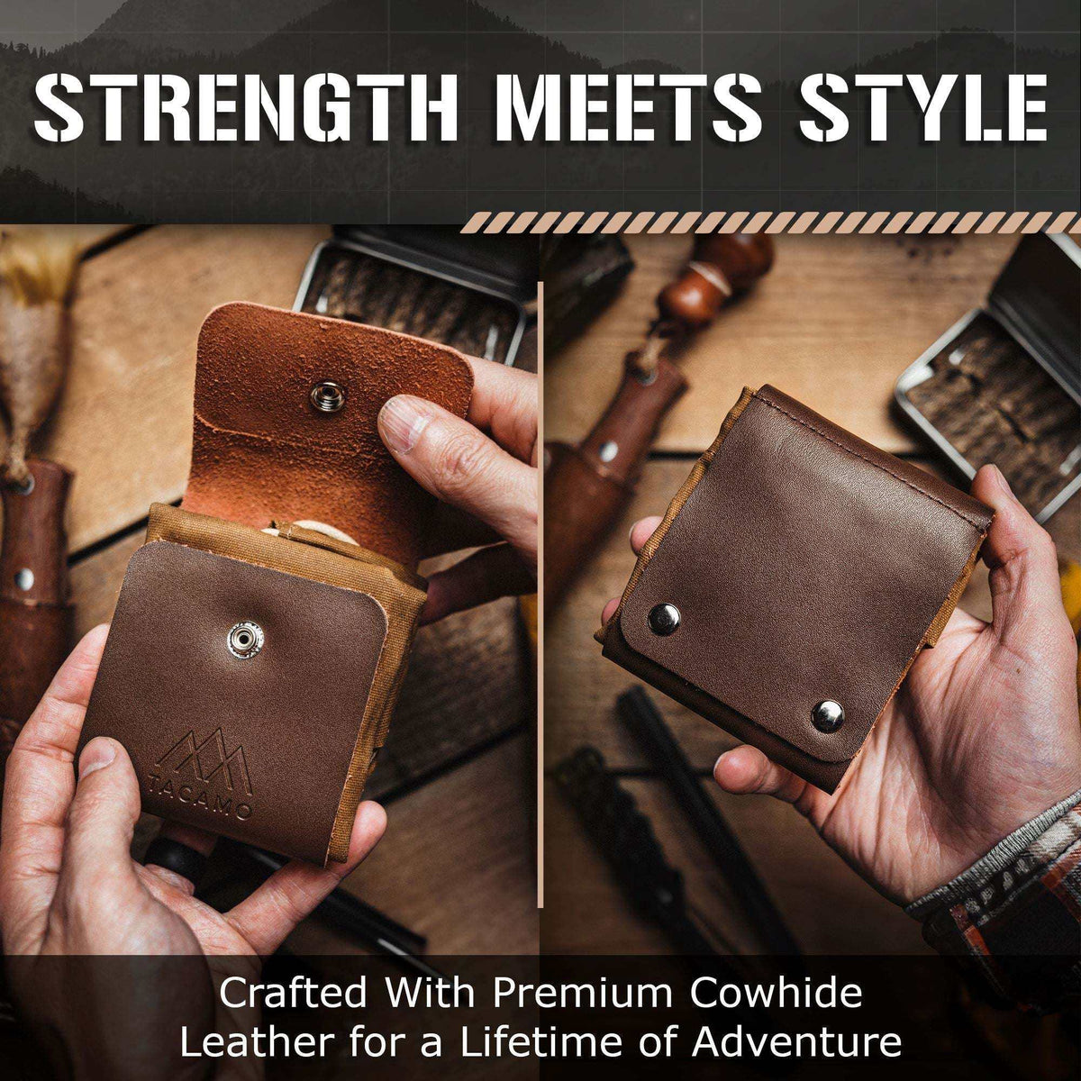 Canvas Foraging Pouch - Waxed, Rugged, Weather-Resistant, Hands-Free