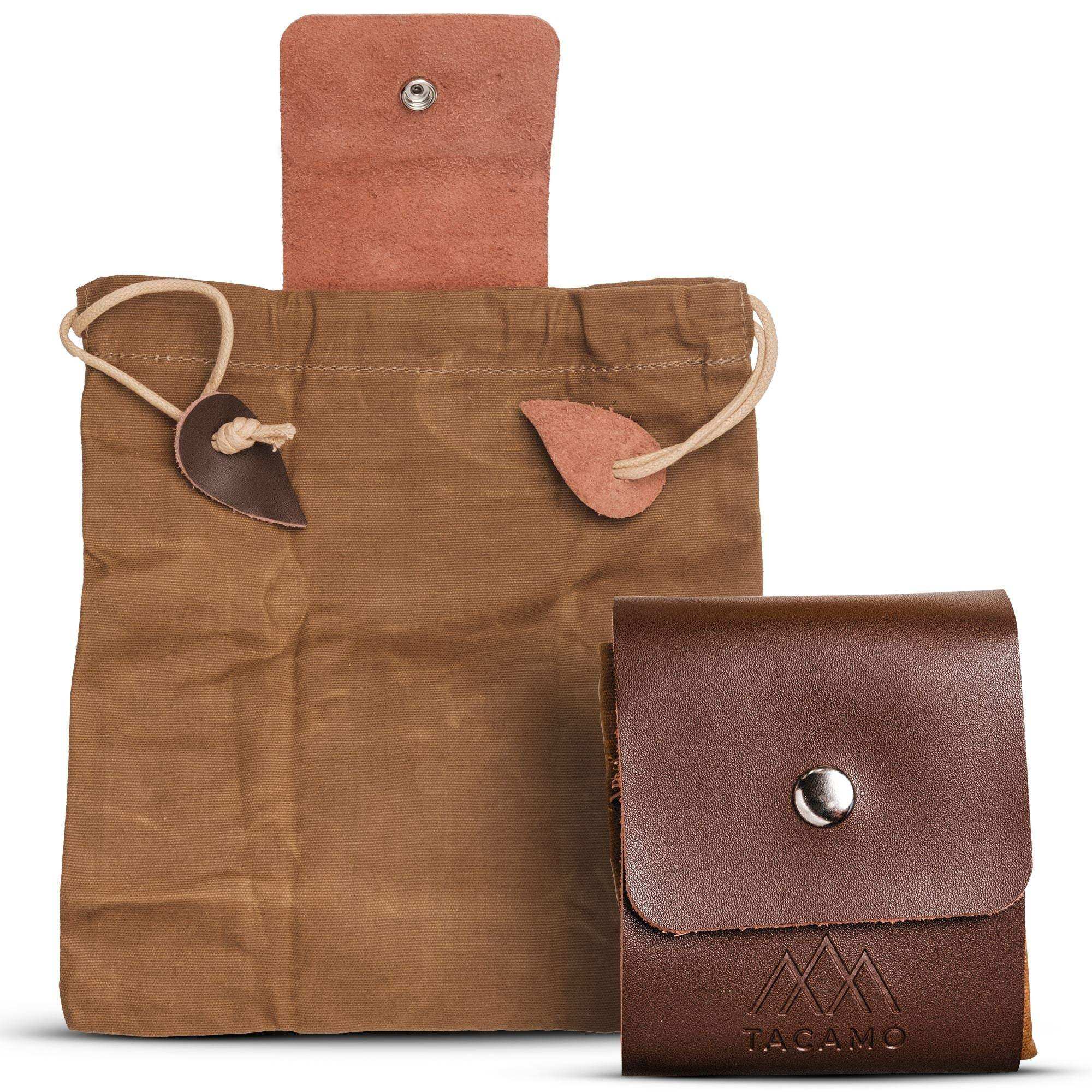 Canvas Foraging Pouch - Waxed, Rugged, Weather-Resistant, Hands-Free