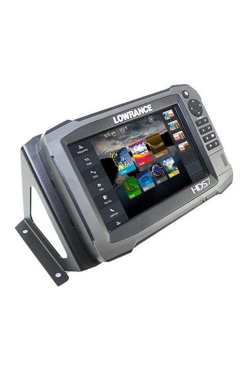 Yamaha YXZ 7" GPS bracket for Lowrance mounting on dash.