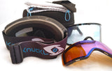KnucKL-EyeZ Black Frame / Black and Blue Strap Goggles