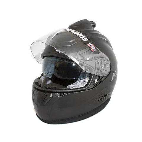 Off-road helmet with mesh breath guards for ventilation and dust protection