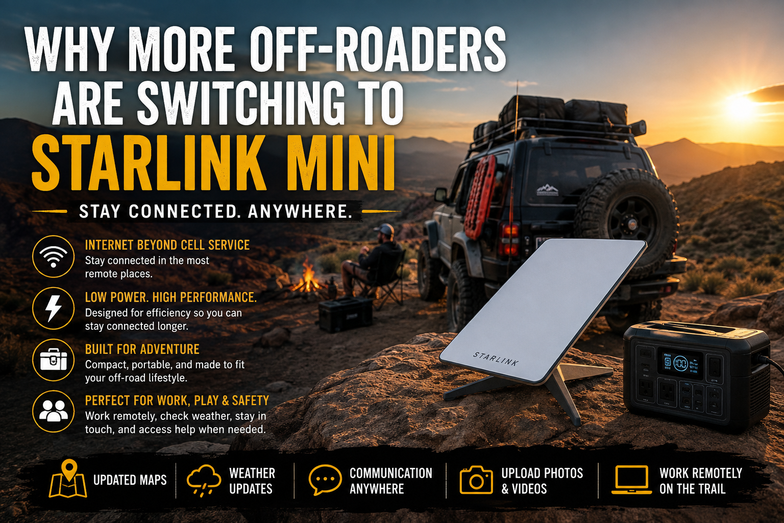 Why More Off-Roaders Are Switching to Starlink Mini for Remote Adventures