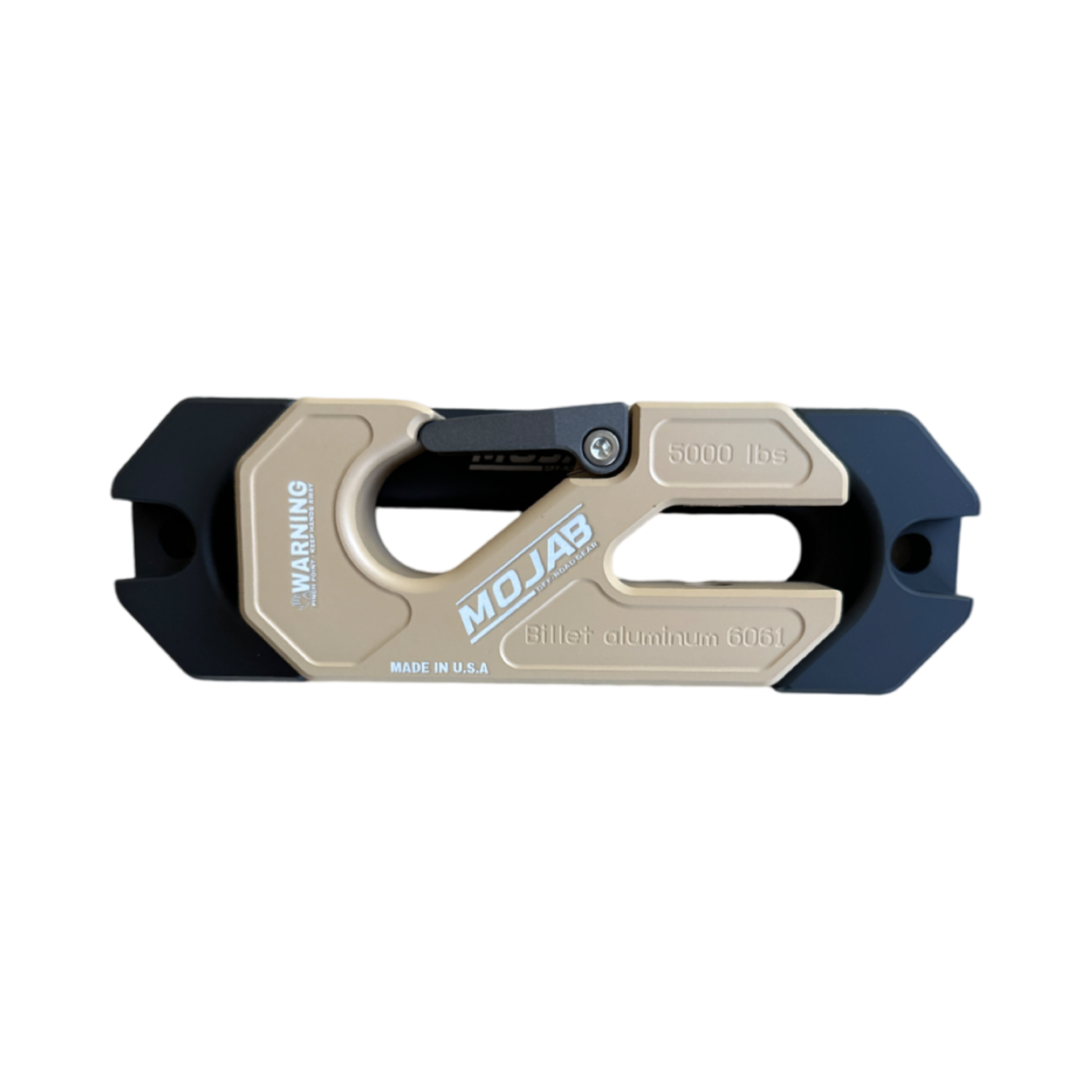 Side By Side ATV/UTV Aluminum Recessed Winch Shackle with Fairlead Kit