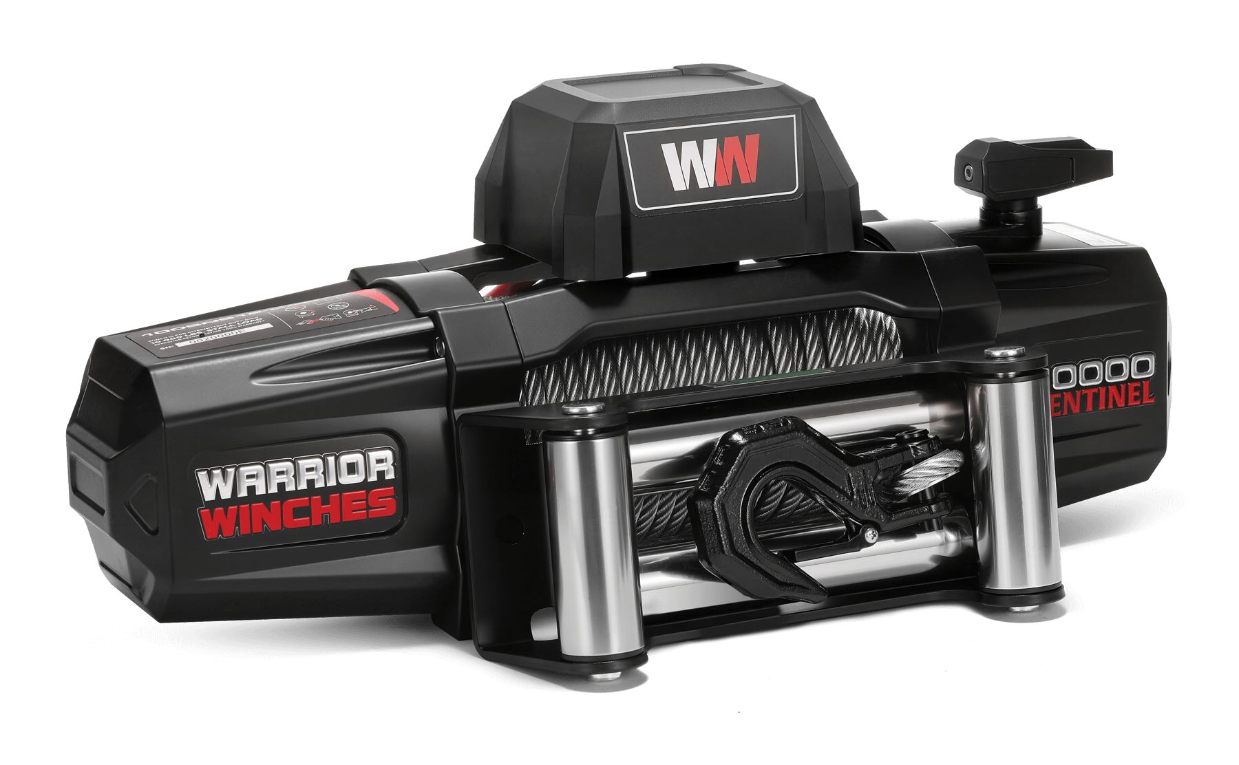 Sentinel 10,000lb Electric Winch - 12v Steel Rope