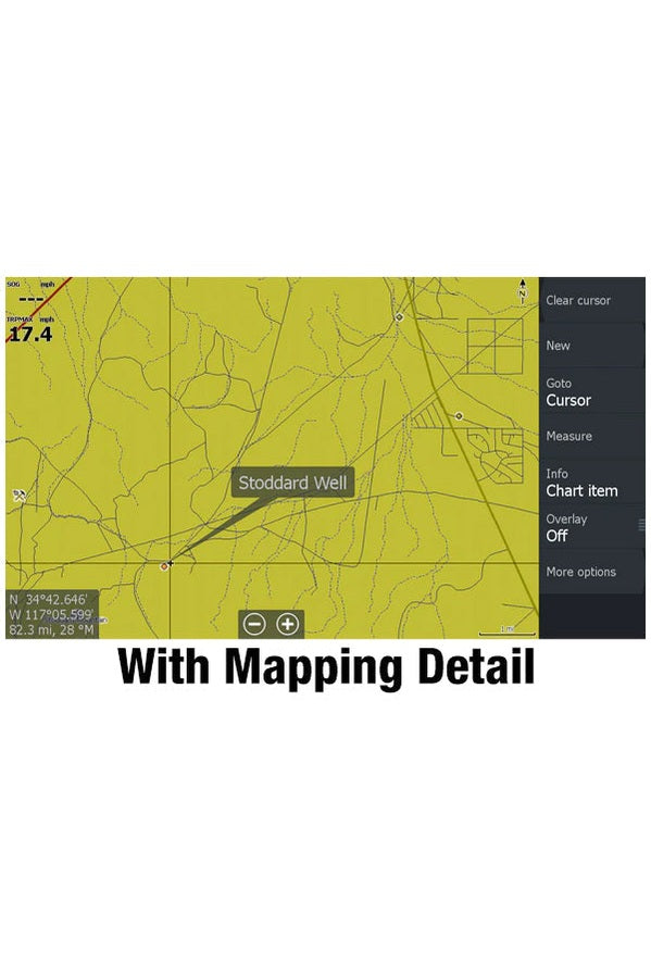PCI Western US Lowrance Map