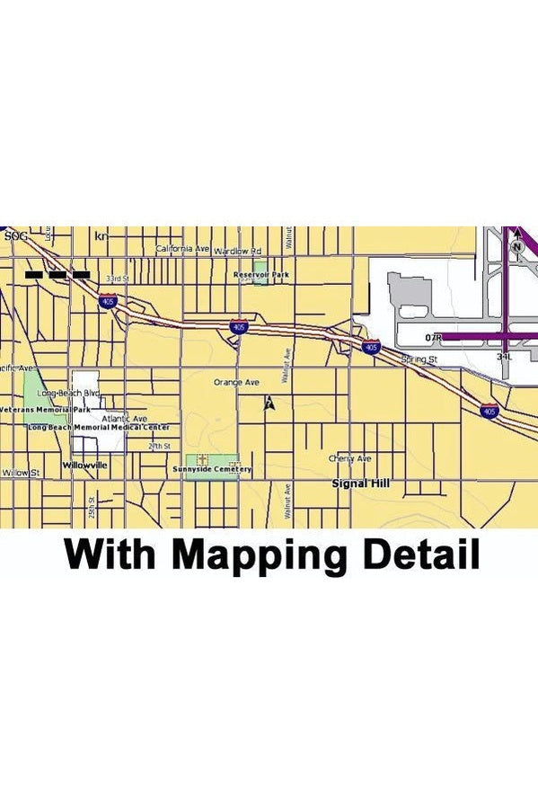 PCI Western US Lowrance Map