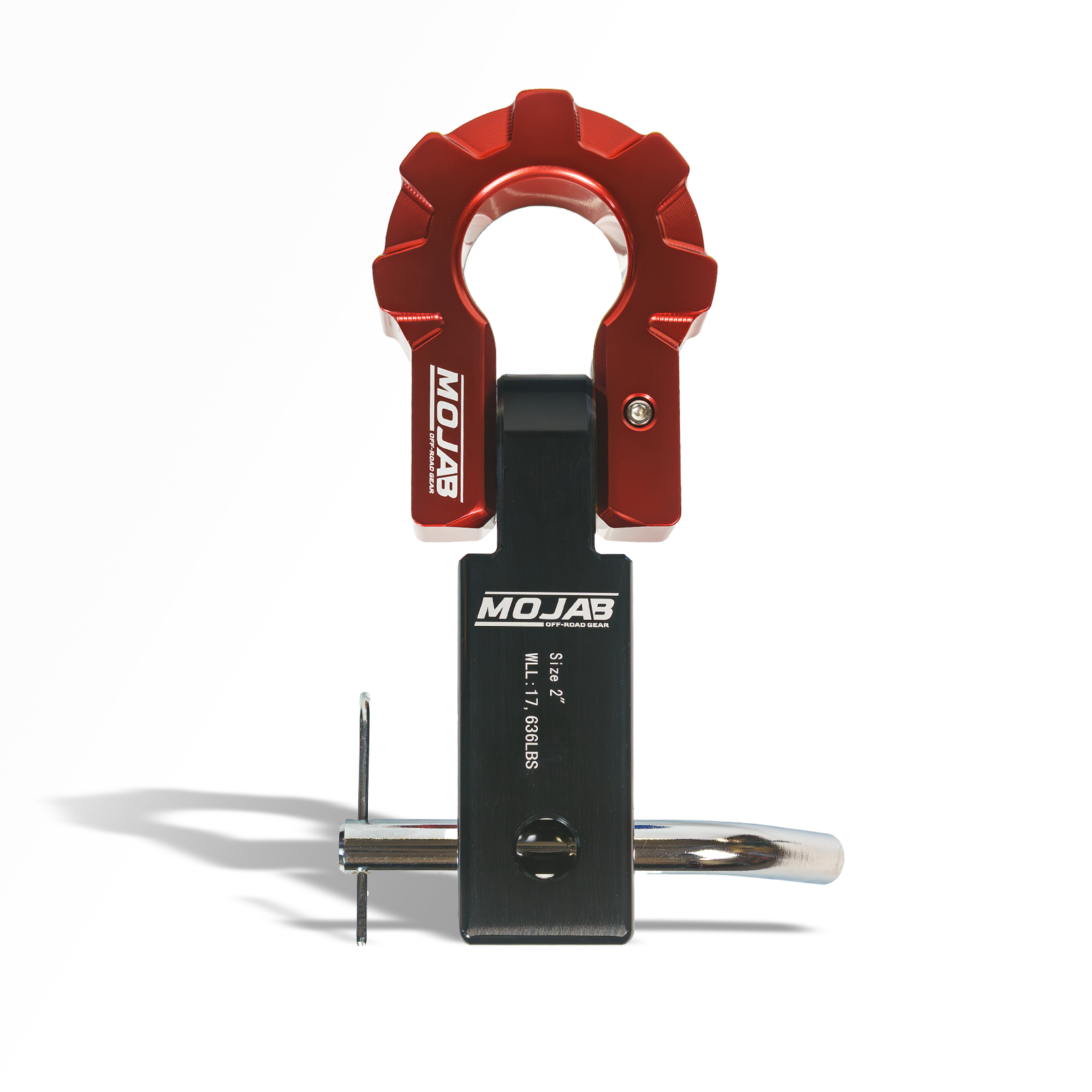 Aluminum Hitch Receiver, 2'' - Aluminum D-Shackle 9T (LIFETIME WARRANTY)