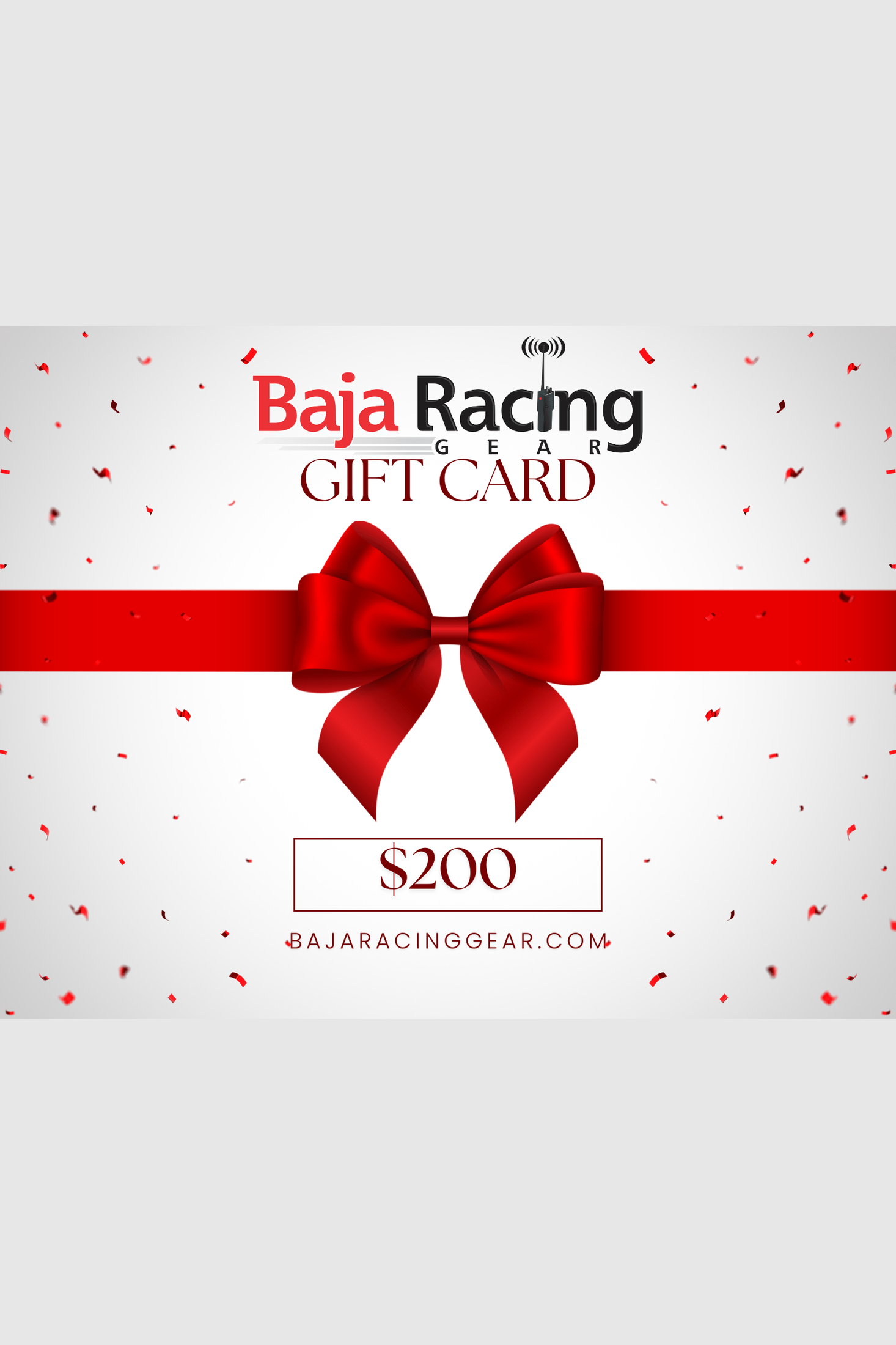 Baja Racing Gear Gift Card