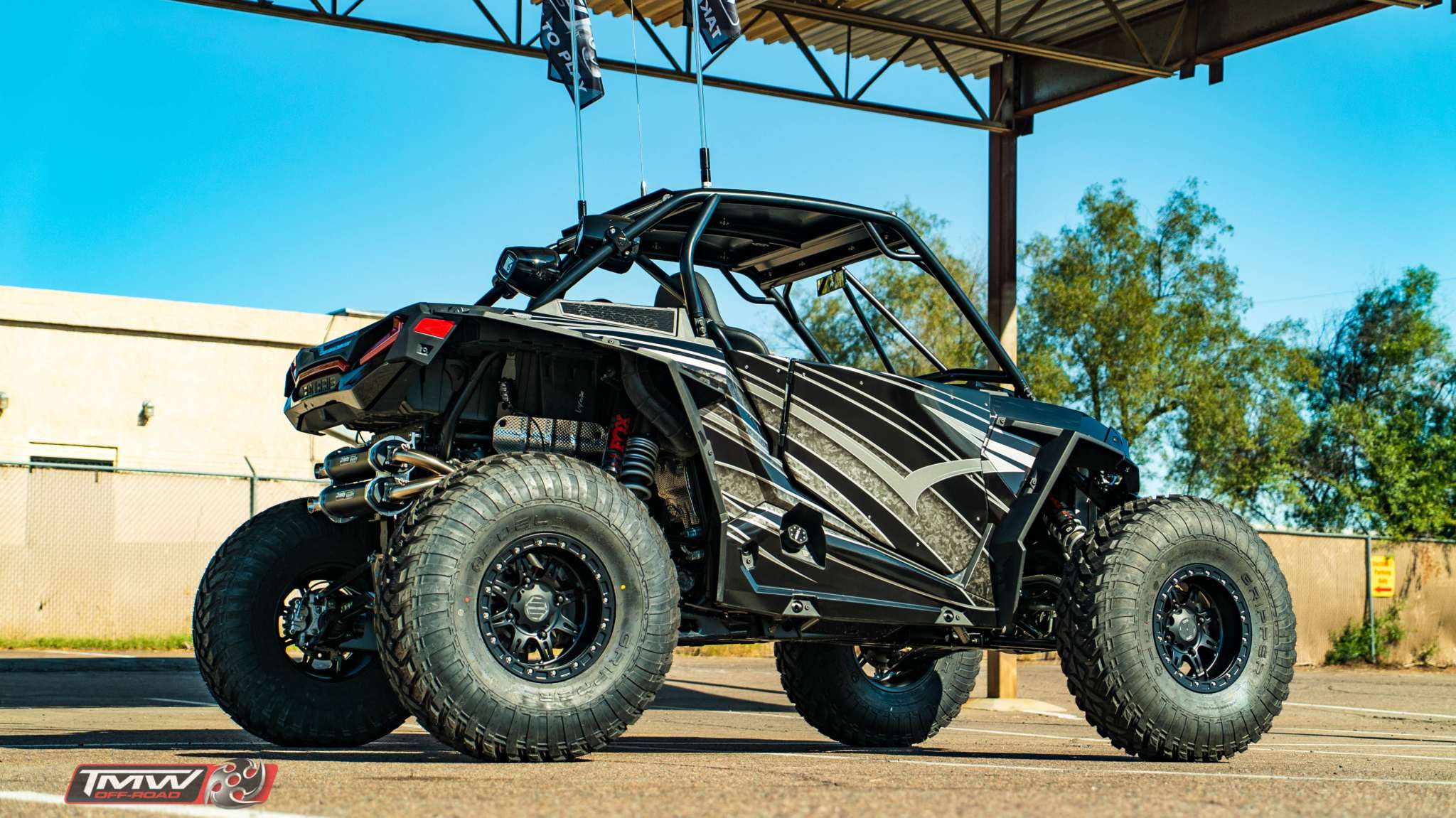 TMW 2 Seat RZR Doors - Protective Side Doors for Polaris RZR XP 1000