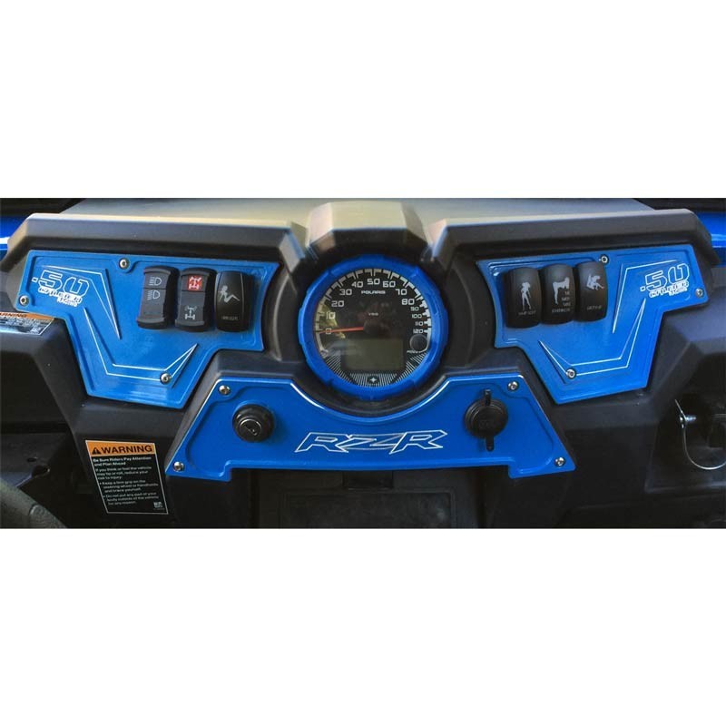 XP1000 3 piece Dash Panel (Only) Blue