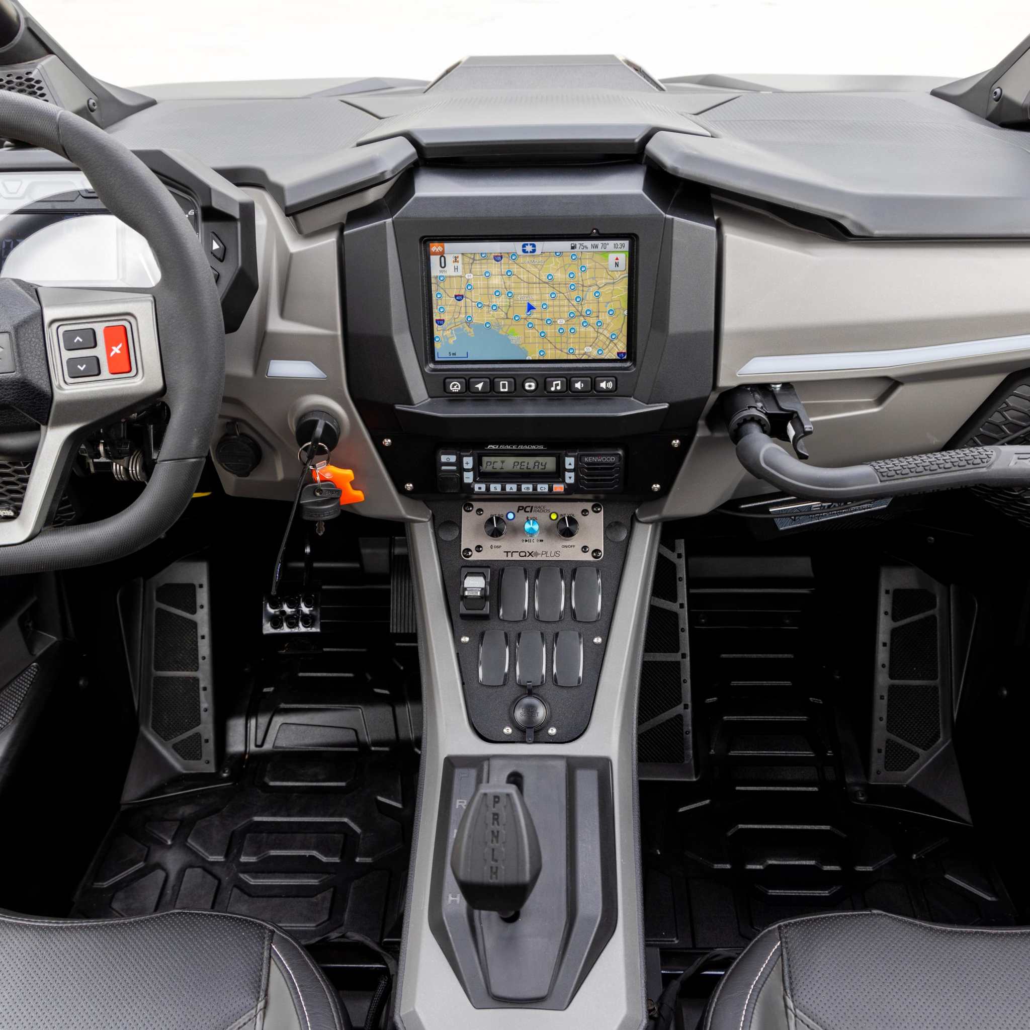 RZR Pro R Radio and Intercom Bracket - PCI Race Radios