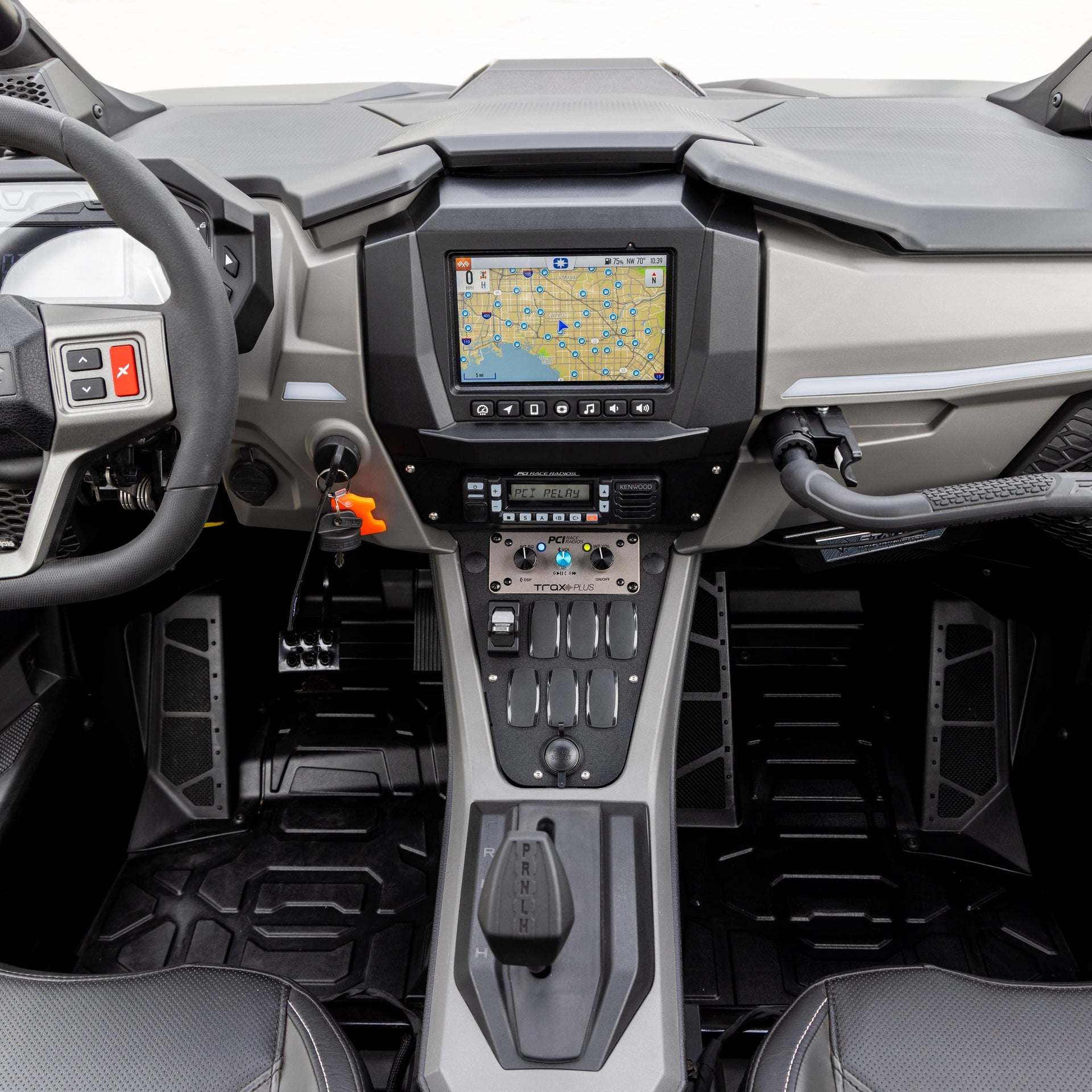 RZR Pro R Radio and Intercom Bracket - PCI Race Radios
