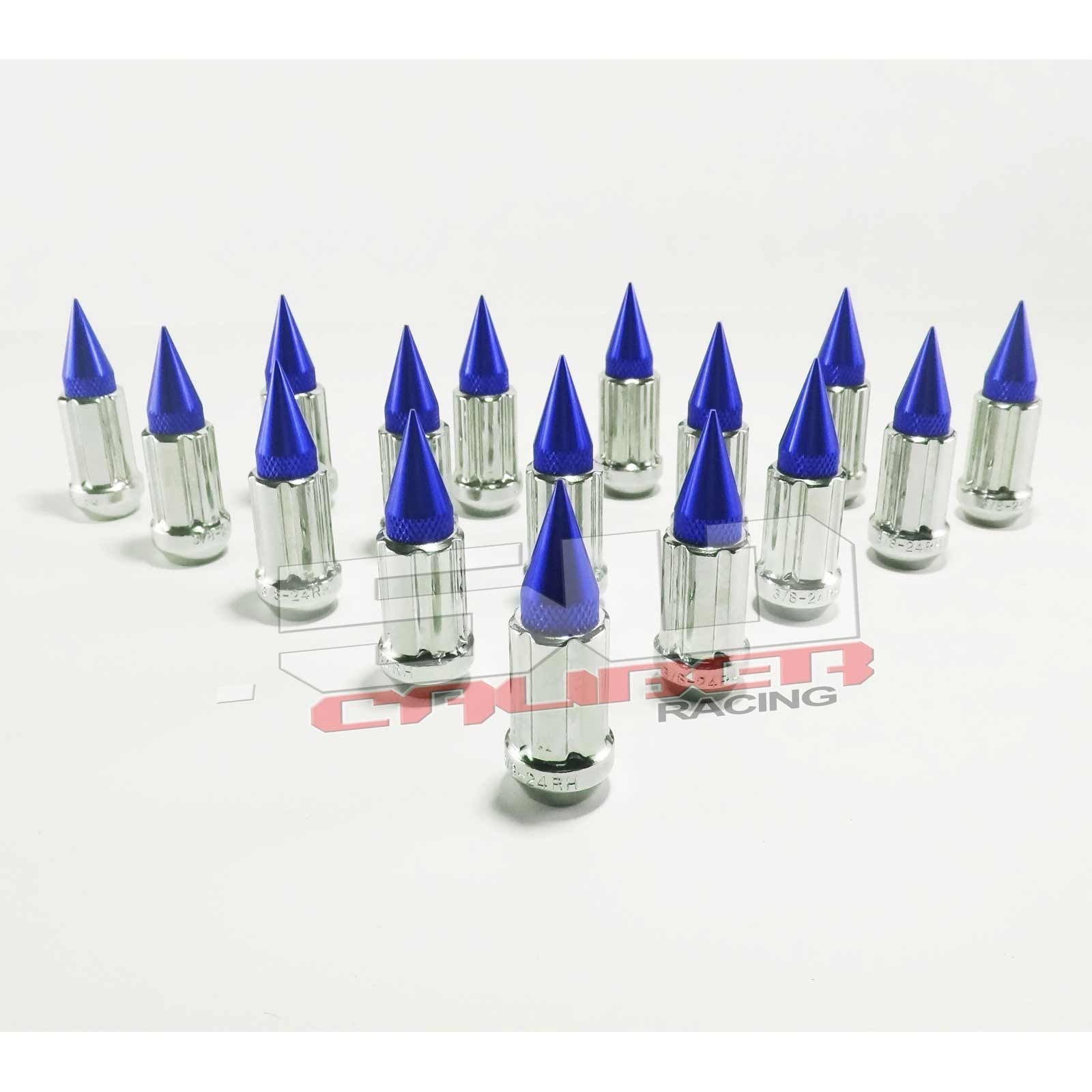12 x 1.25 mm Chrome Spiked Lug Nuts - 16 Pack