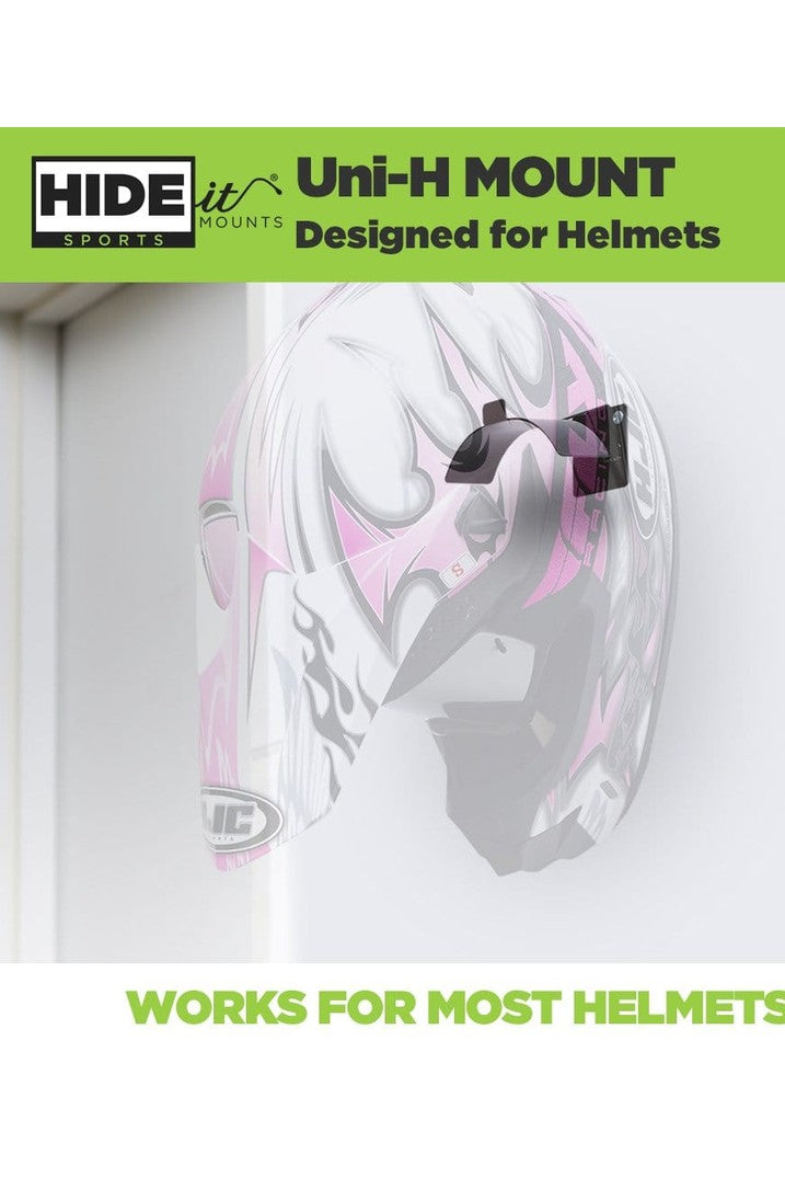 HIDEit Uni-H | Universal Helmet Mount for Easy Storage and Quick Access