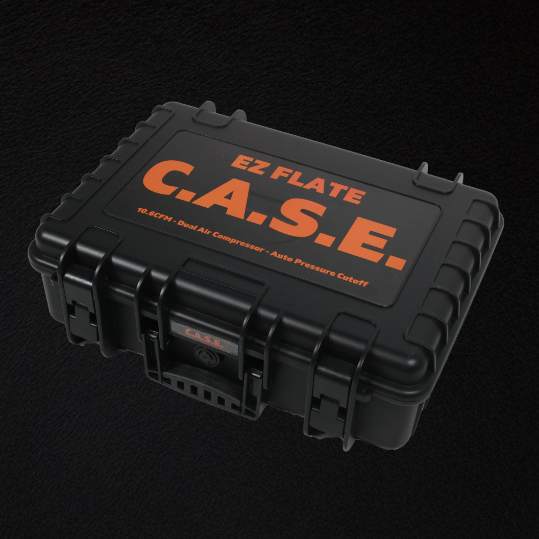 C.A.S.E. - 10.6 CFM Portable Dual Air Compressor for Fast Tire Inflation