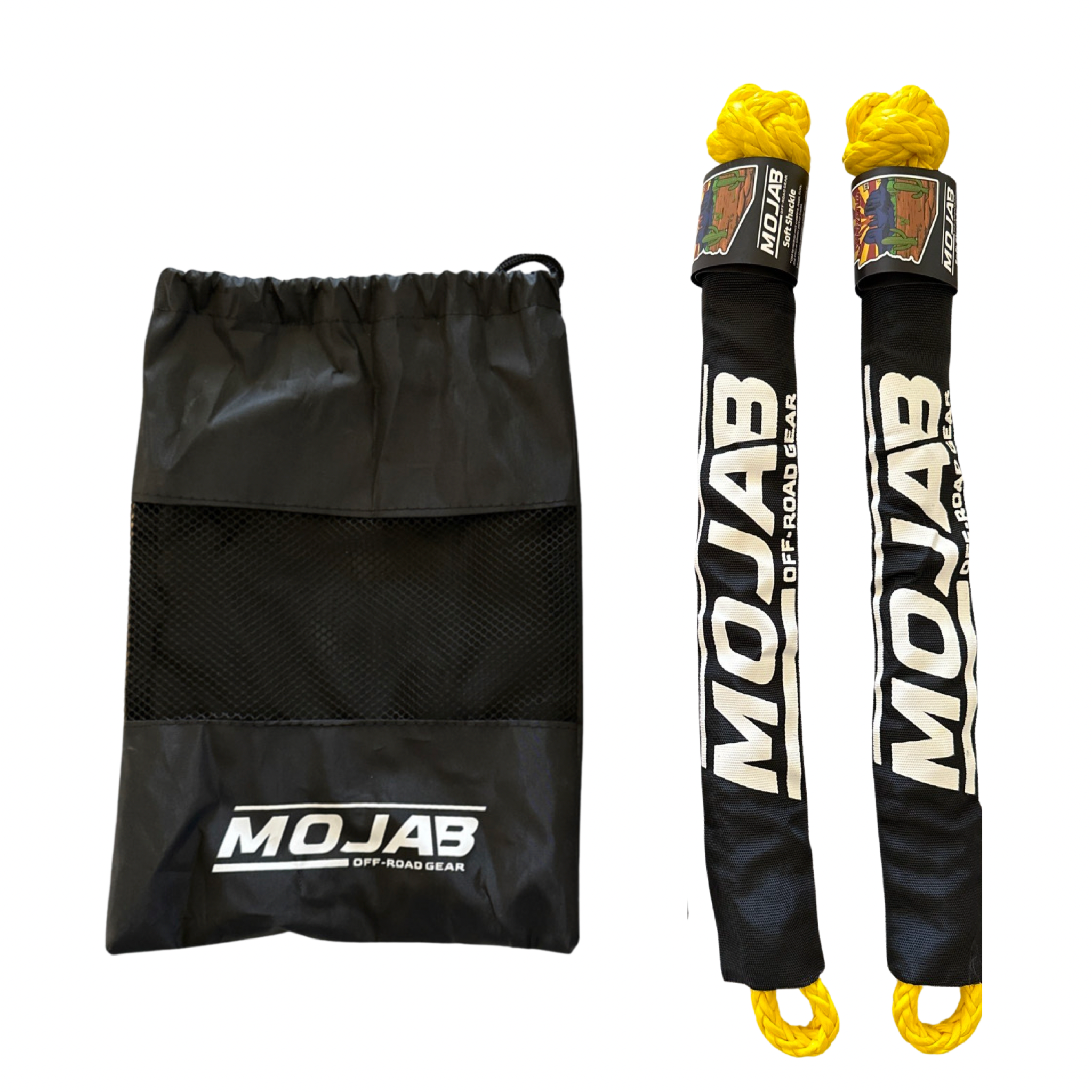 Soft Shackle 3/8'' x 22'' – Heavy-Duty Recovery | Set of 2 with Sleeve