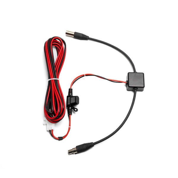 Sat100 Inline Audio Amplifier TA5 male to female adapter for Icom SAT100 radio with 12V power requirement