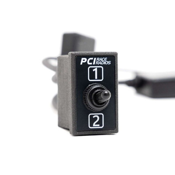 Dual Radio Rocker Switch with dual TA5 inputs for seamless radio channel switching in vehicles and marine use